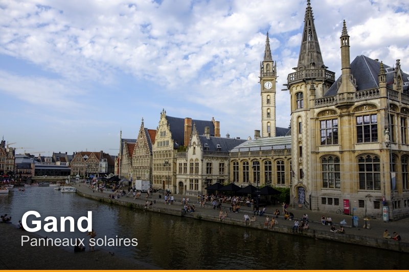 Panneaux solaires à Gand, Belgique - Trouvez un professionnel